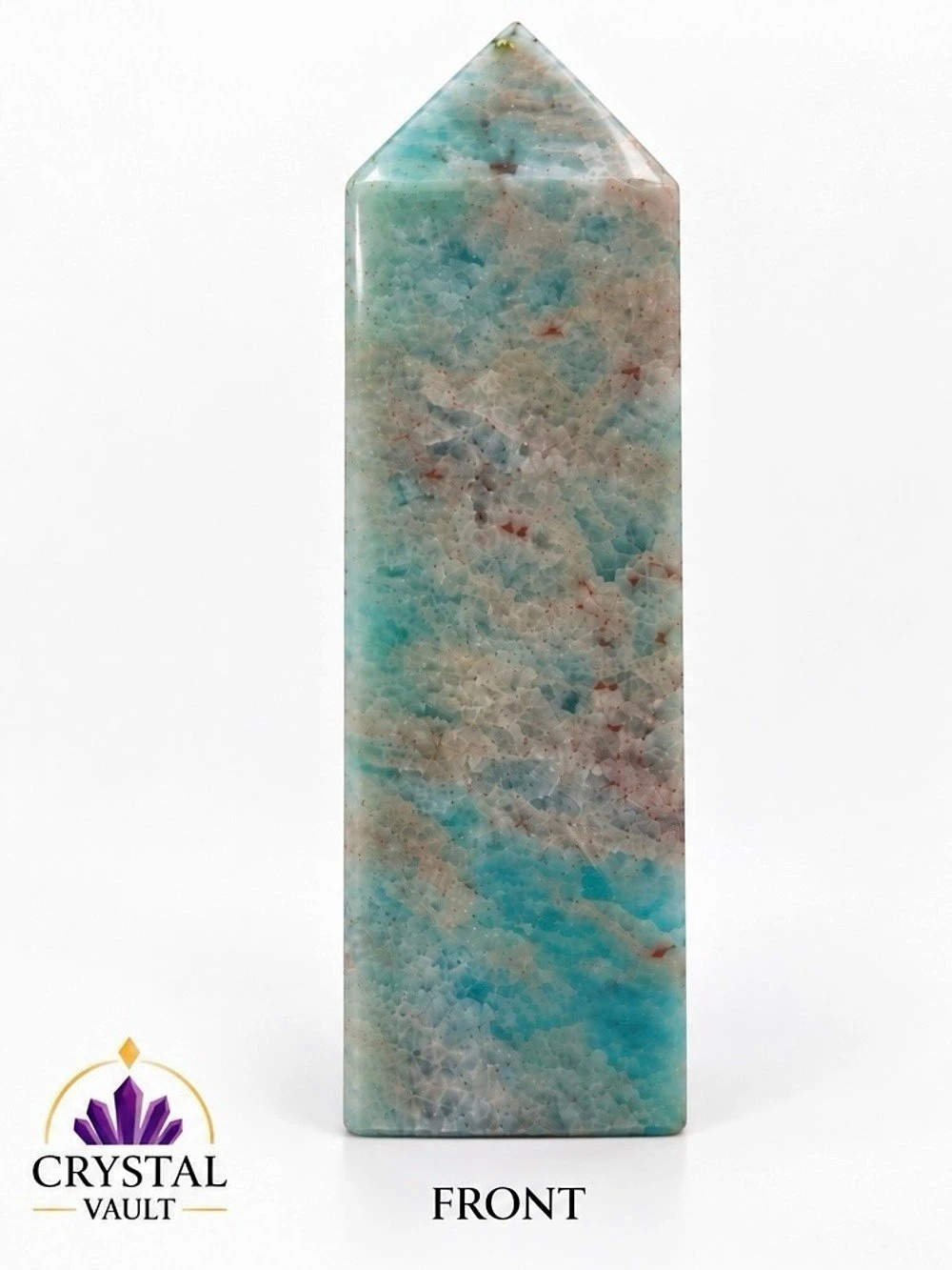 Amazonite Crystal Tower 8” Natural Stone Obelisk 3.7 oz